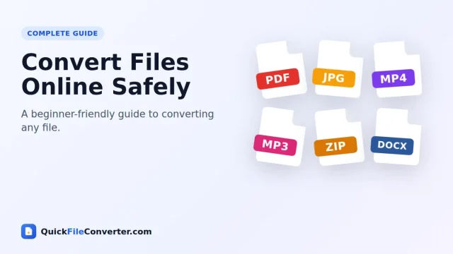 How to convert files online safely – complete guide
