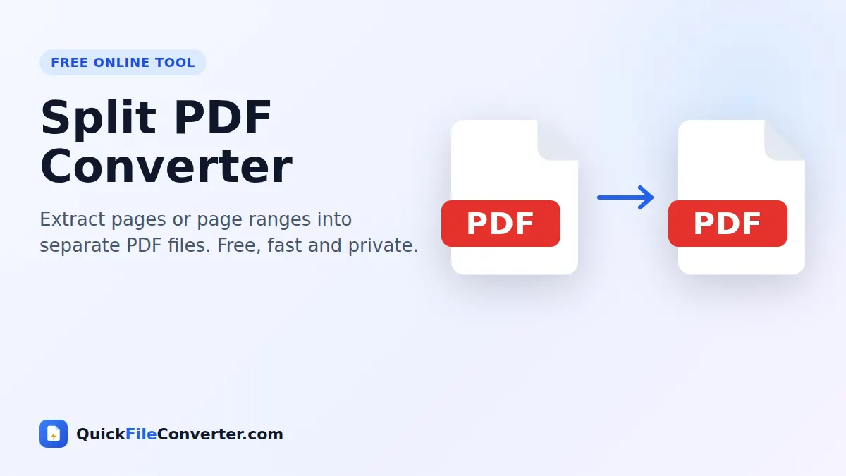 split PDF converter – convert PDF to PDF online for free
